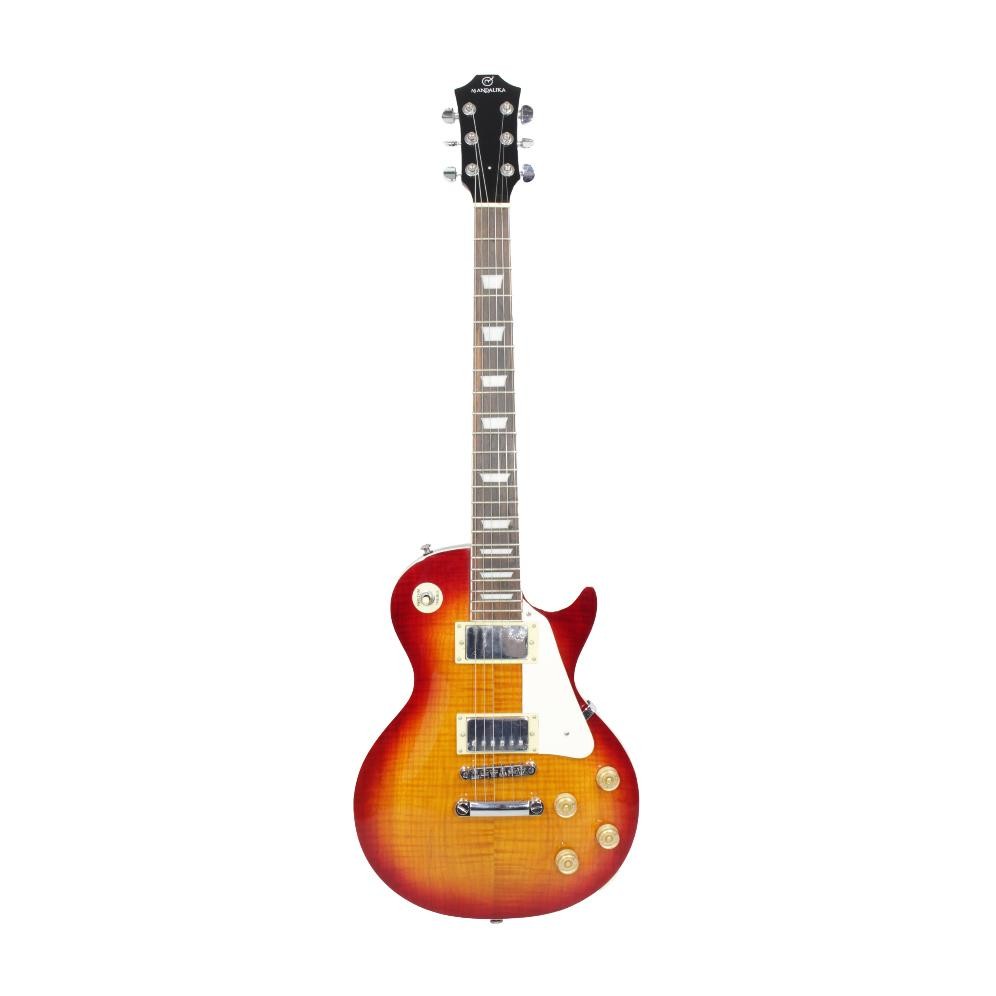 Terlaris Gitar Elektrik Merk Mandalika Mlp-120 Sb Warna Sunburst Cherry Original Model Les Paul List