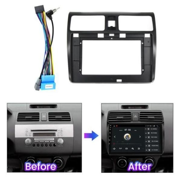 Frame 10 inch Suzuki Swift 2006 - 2011 Panel Head Unit Android