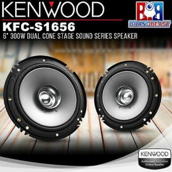 Speaker Coaxial Kenwood 6 inch KFC S1656 Speaker Mobil Kenwood