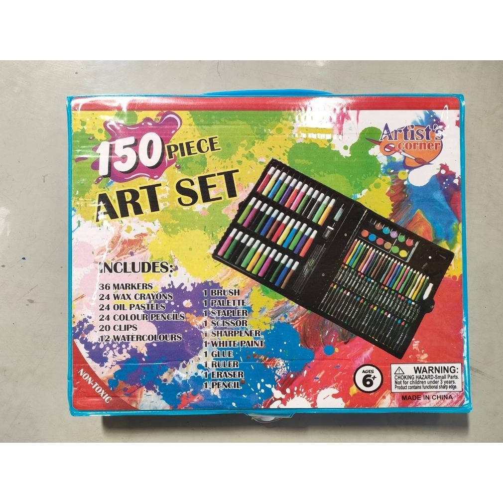 

Terbaik! Crayon Set Mewarnai Melukis / Pensil Menggambat 150pc / Alat Tulis anak !!