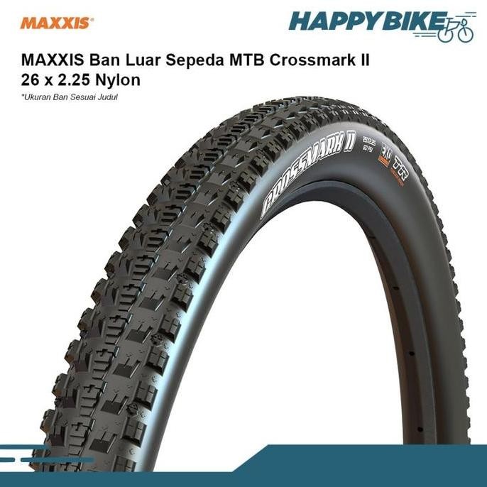 NEW MAXXIS Tire Ban Luar Sepeda MTB Crossmark II 26 x 2.25 Nylon