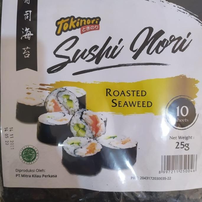 

Update TOKINORI SUSHI NORI 10 LEMBAR / SHEET - RUMPUT LAUT PANGGANG - ROASTED SEAWEED !!