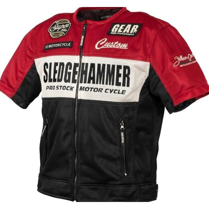 TERLARIS - YELLOW CORN YMT-005 BLACK RED | JAKET MOTOR | ORIGINAL