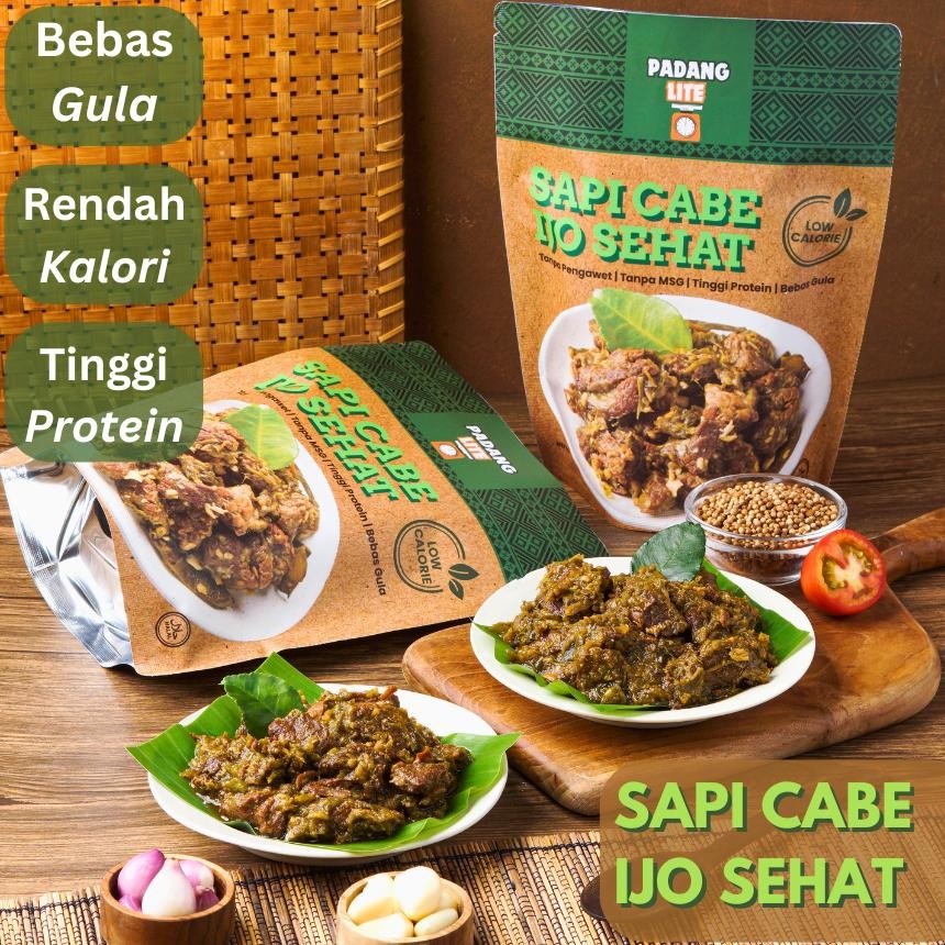 

Makanan Sapi Cabe Hijau Pedas Lauk Nt Sehat Siap Saji 250Gr Rendah Kal Bebas Gula