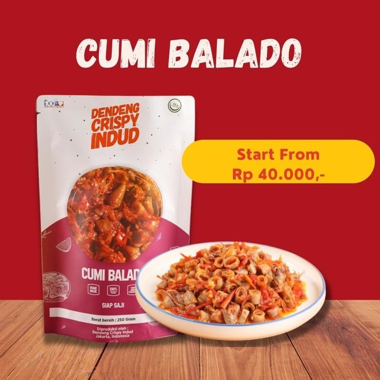 

Cumi Sambal Balado Indud 125 Gram 250 Gram