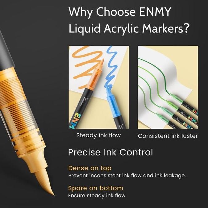 

SPIDOL ACRYLIC MARKER AKRILIK PEN LANGSUNG CAIRAN KOTAK HITAM KECIL ANAK-ANAK LUKISAN MAHASISWA DEDICATED WATERPROOF ORIGINAL DAN TERPERCAYA