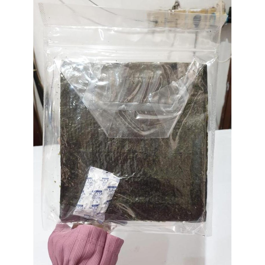 

Sushi Nori 50 Lembar/Sheet, Roasted Seaweed, Rumput Laut Panggang #Gratisongkir