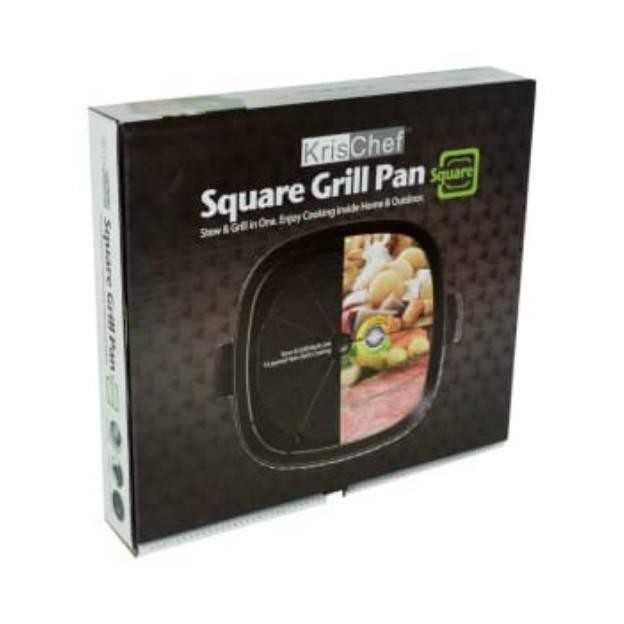 ''Terlaris" Krischef Grill Pan Wajan Panggang Barbeque Murah