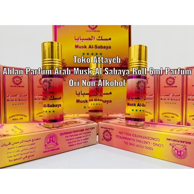 Ahlan Parfum Arab Musk Al Sabaya Roll 6M Parfum Ori Non Alkohol Sabaya