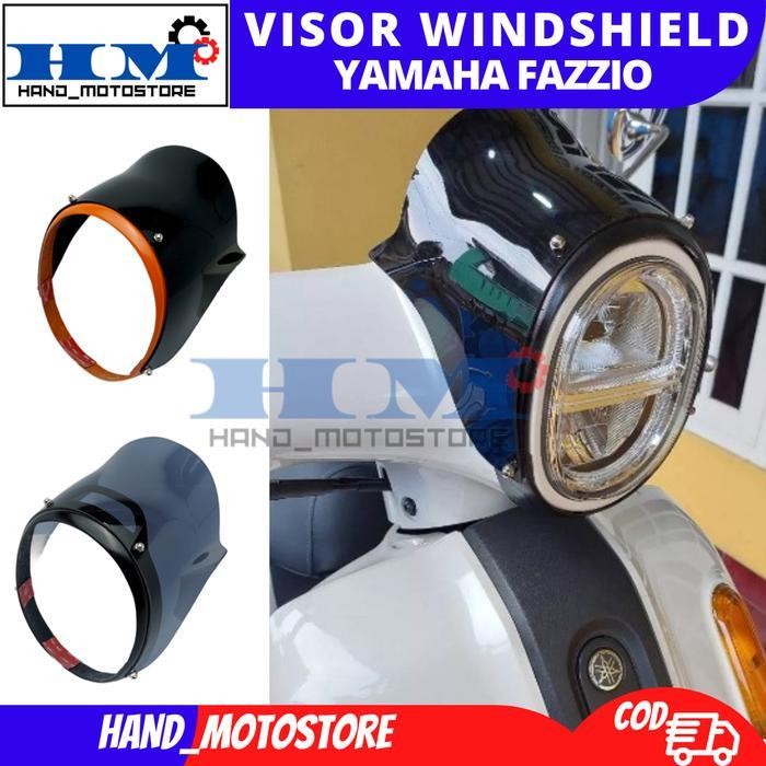 [Cod] Visor Windshield Fazzio / Cover Windshield Fazzio /Topi Headlamp Original Dan Terpercaya