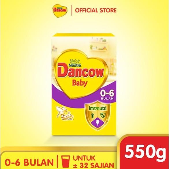 

terbaru nestle dancow baby 1 susu formula bayi 0-6 bulan box 550gr