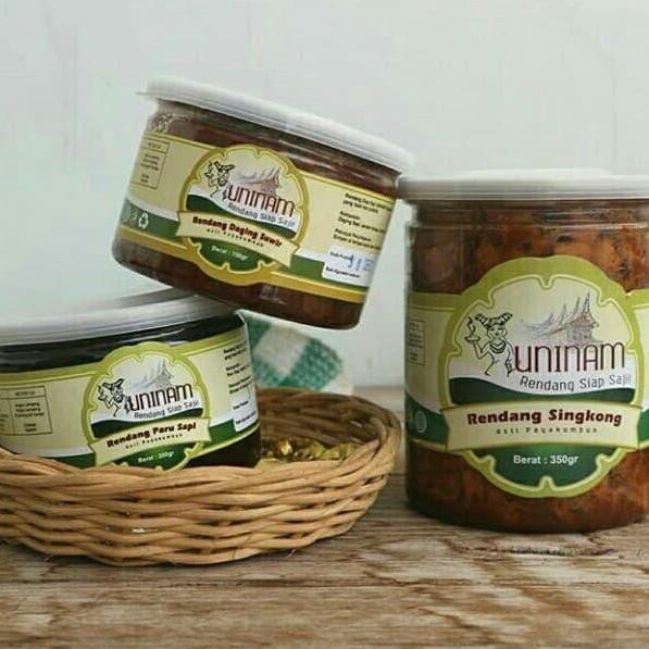 

Rendang Uninam Paket Daging Suwir, Paru, Singkong #Gratisongkir