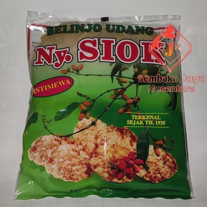 

Ny Siok Belinjo/Blinjo Udang Manis 200Gr Emping Mlinjo Udang Ny.Siok #Gratisongkir