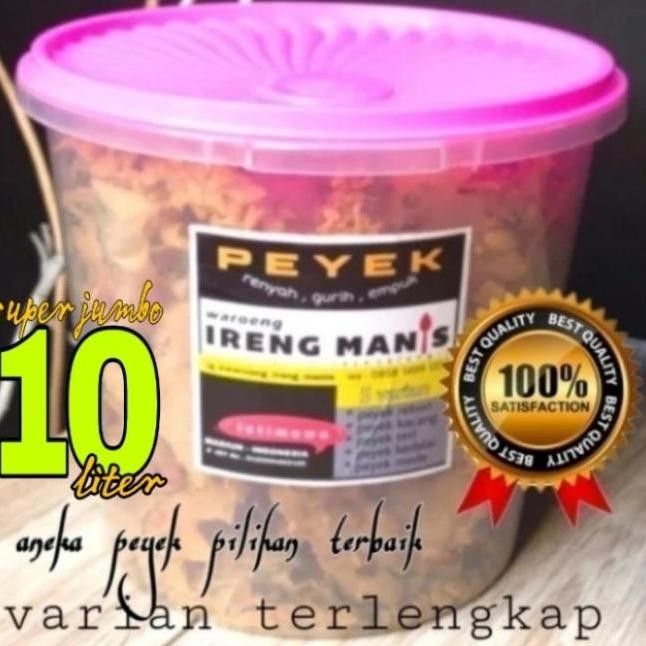 

Peyek Sultan Premium Lezat Gurih Renyah Harum Super Kering ( Jumbo ) #Gratisongkir