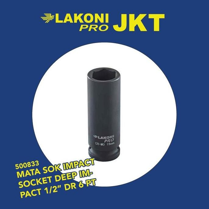Diskon 500833 Lakoni Pro Mata Sok Impact Socket Deep Impact 1/2' Dr 6 Pt 24Mm