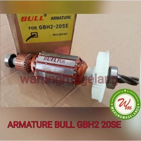 ARMATURE ANGKER BULL FOR MESIN GBH2 20SE GBH220SE GBH 220SE