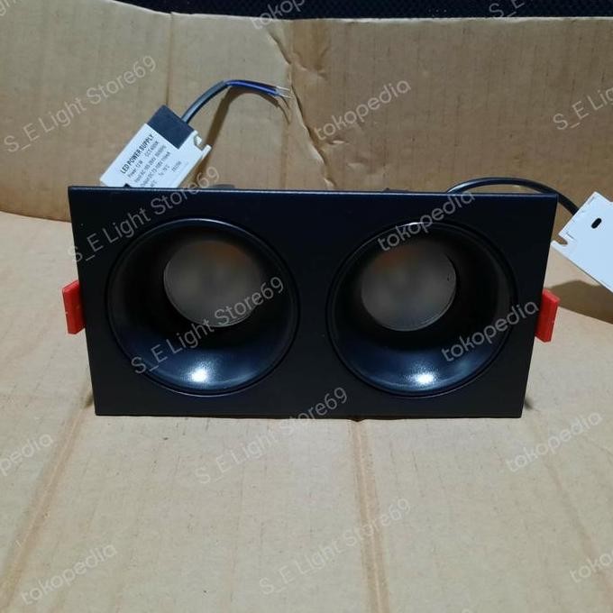 Lm Downlight Spotlight Cob 2Lampu 24Watt Lampu Spot Cob 12Watt X 2