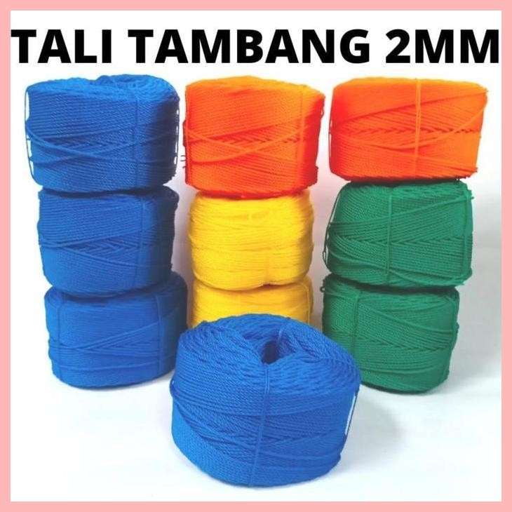 

Sale Tali Tambang 2Mm Per Roll - Tali Tampar / Tali Layangan / Tali Pertanian - Tali Tenda
