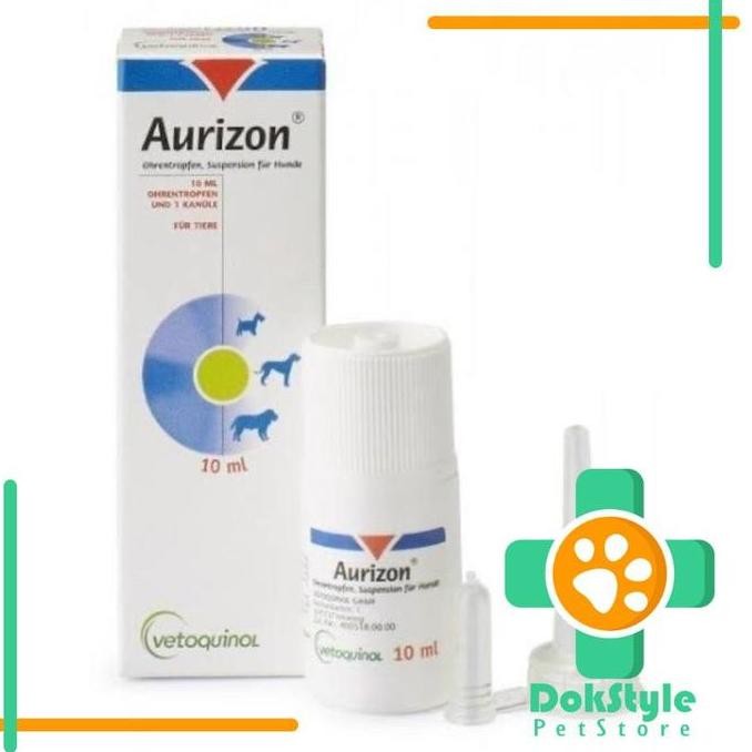 Aurizon obat tetes telinga kucing anjing original 10ml