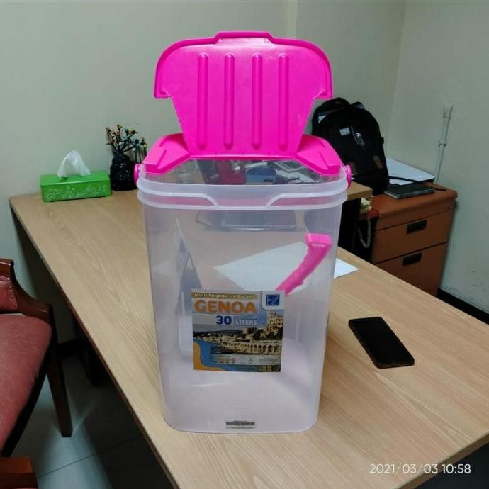 Aquarium Es Kelapa Buah Toples Gayung 30 Liter Genoa Greenleaf Vindo