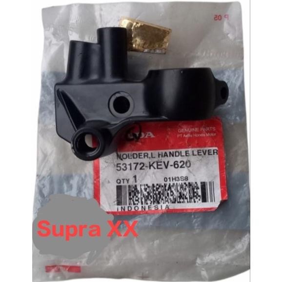 Promo (Cod) Dudukan Kaca Spion Bracket Rumah Handel Handle Kiri Dudukan Kopling Honda Supra Xx - Sup