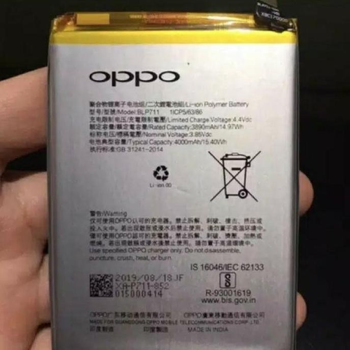 BATERAI ORIGINAL 100% OPPO A9 2020 / A5 2020 BLP727 BATRE ORI HP Terlaris