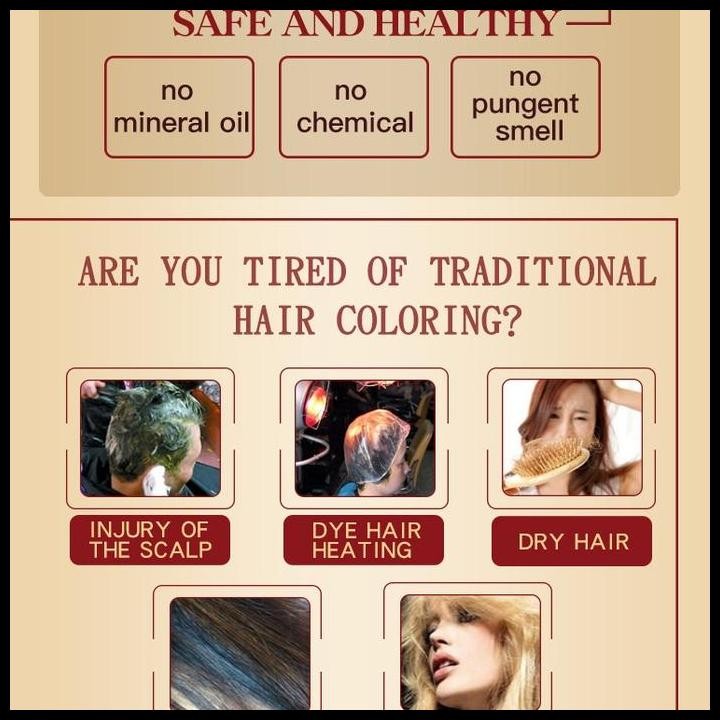 Terlaris Mokeru Color Shampoo Dye Hair Keratin 500Ml Good Quality