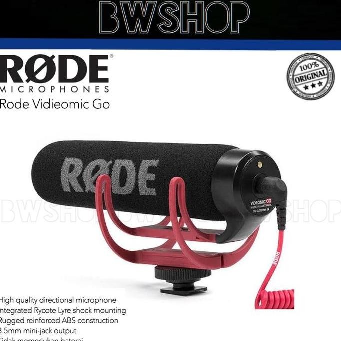 Rode Videomic Go - Mic rode - Microphone Rode Terlaris