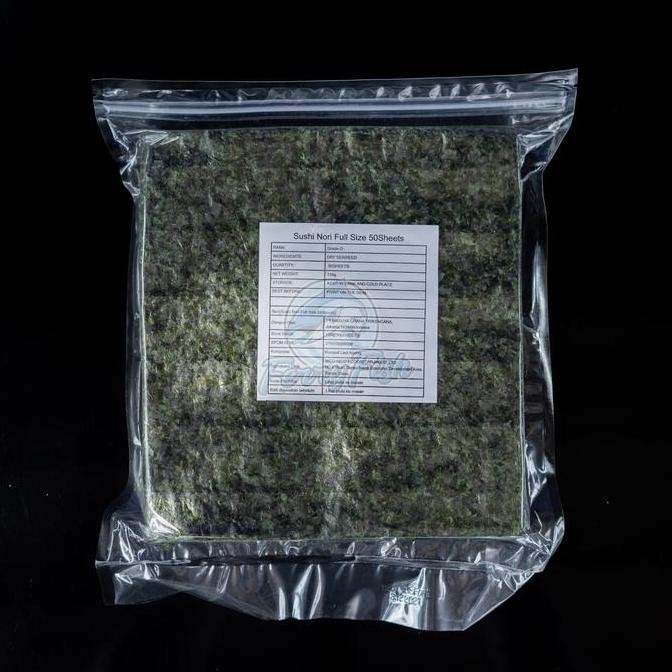 

TERBARU - Sushi Nori / Nori / Rumput Laut 50 Pcs - Nico Nico