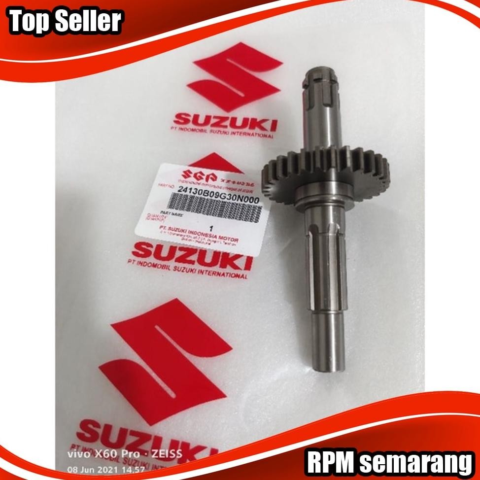 Berkualitas As Gear Gir Depan Counter Shaft As Gigi Tarik Suzuki Smash 110 Lama - Smash New Original