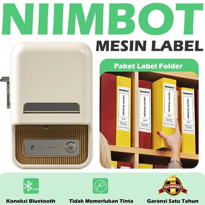 

NEW Paket Kertas Label Folder Khusus untuk Mesin Label Termal NIIMBOT B21 - Kertas Label Kantor Ramah Lingkungan, untuk Pengelolaan Dokumen