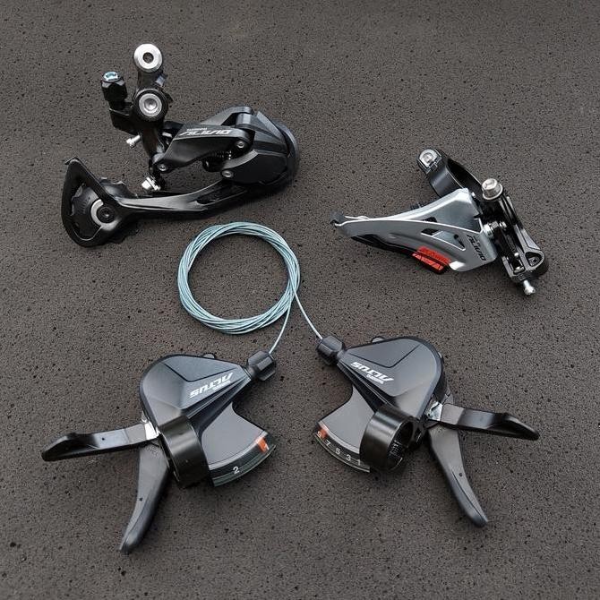 New Original Shimano Mini Groupset 9Speed - Shifter 2X9Sp Rd Fd Alivio