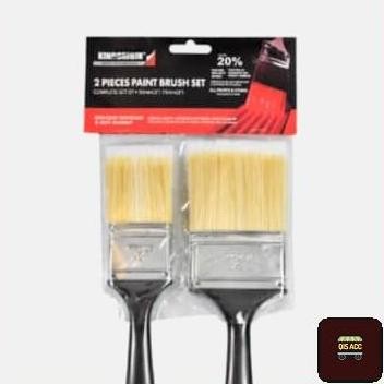 Kingorigin Kuas Cat Tembok Sintetis 5 & 7.5 Cm Set 2 Pcs