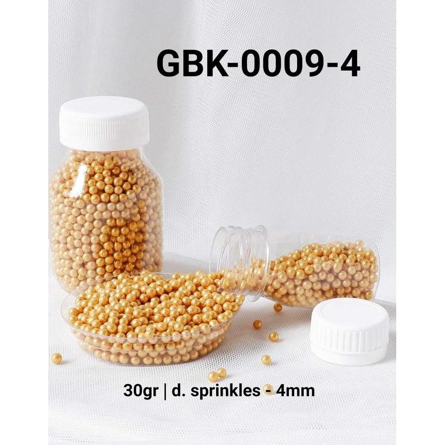 

:>:>:>:>] GBK-0009-4 Sprinkles sprinkle sprinkel 30 gram mutiara emas
