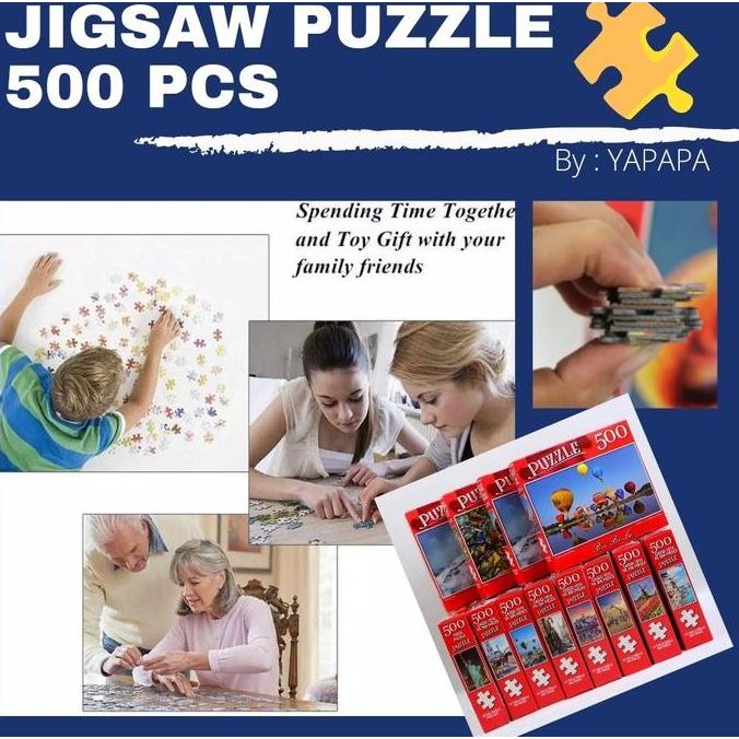 Jigsaw Puzzle 500 pcd - HOLLAND TULIP - adult paper puzzle dewasa PS