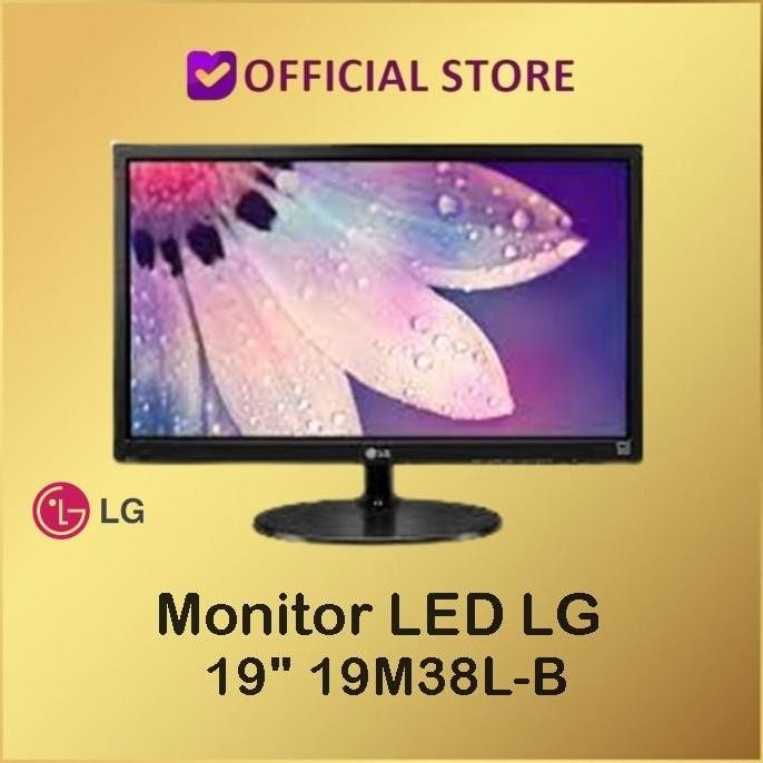 TERBARU - Monitor LG LED 19" 19M38L-B HDMI - 19 LCD LG 19M38L-B Laptop Layar