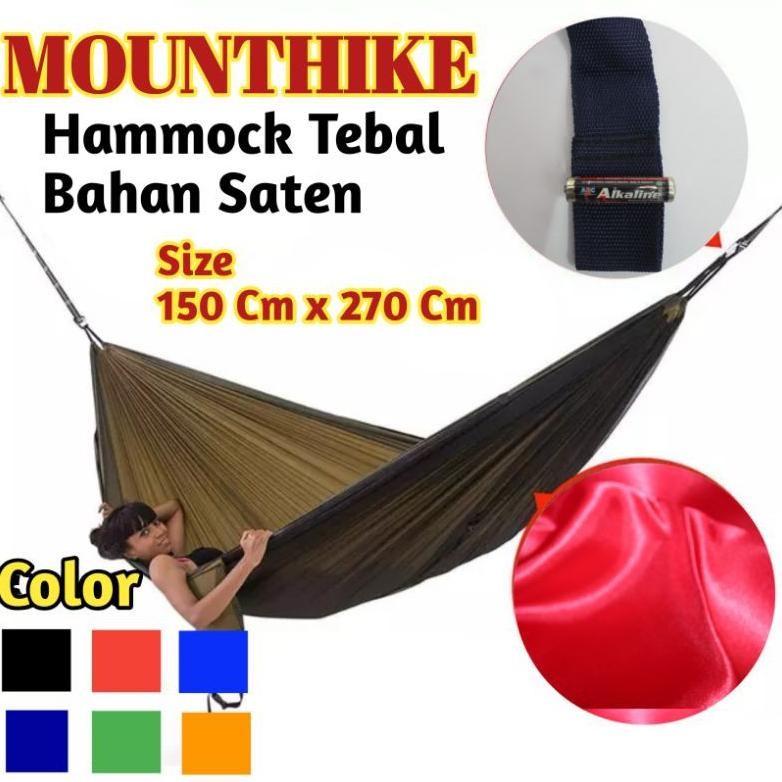 Hammock tebal ayunan kain gantung beban 250 kg bahan tebal Nugi