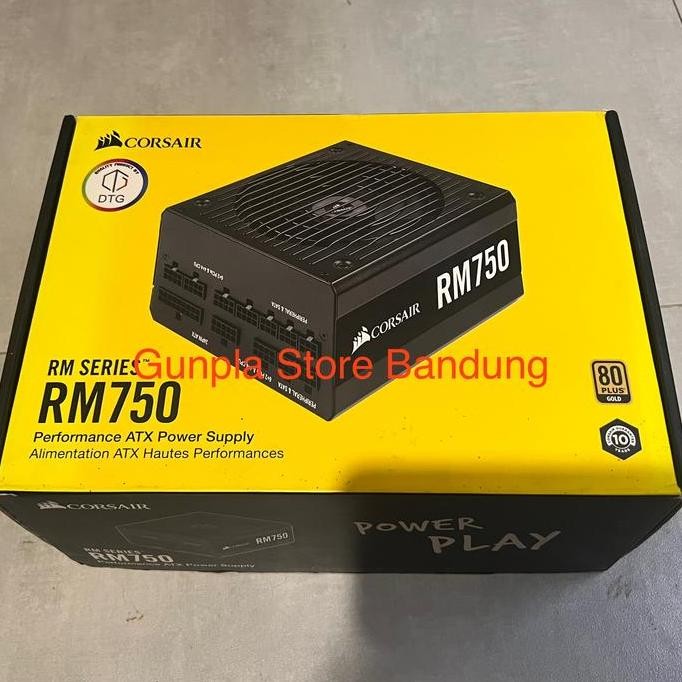 PSU Power Supply Corsair RM750 RM 750 750watt gold eff garansi resmi