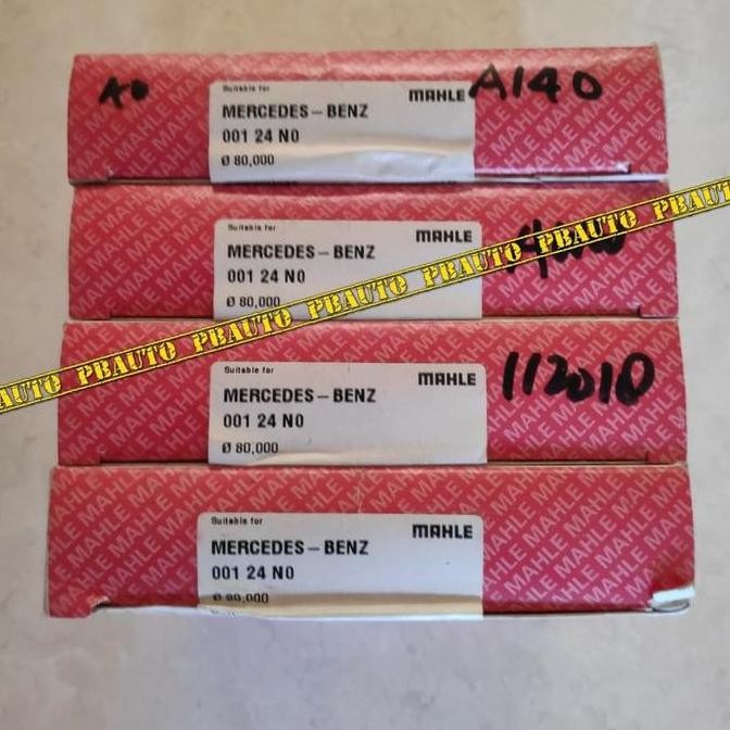 Ring Seher A140 w168 Ov Std Merk MAHLE Boxer / Ring Seker Piston Mercy