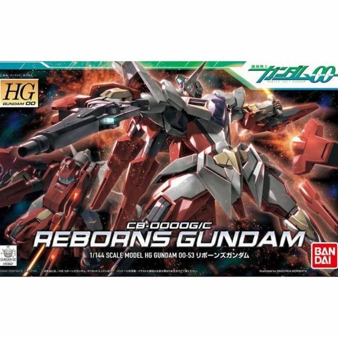 Bandai HG 1/144 Reborn Reborns Gundam 00 exia raiser , transformable