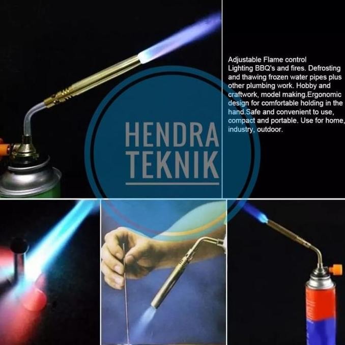 MICRO HEATING TORCH.PEMANAS. KEPALA MINI GAS TORCH KALENG. ALAT LAS MINI FULL KUNINGAN