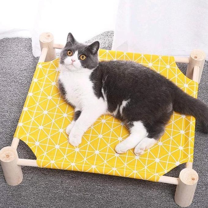 ready Kasur Kucing/Anjing Bahan Kayu Jati Belanda Kokoh Bongkar Pasang Bisa di Cuci Kasur Anabul Bes