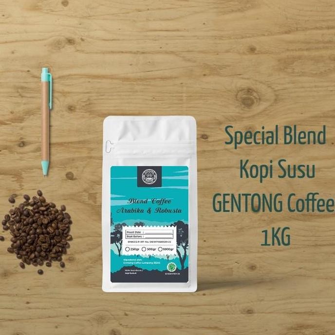 

Spesial Blend Kopi Susu Espresso Arabika Robusta Gentong Coffee 1Kg