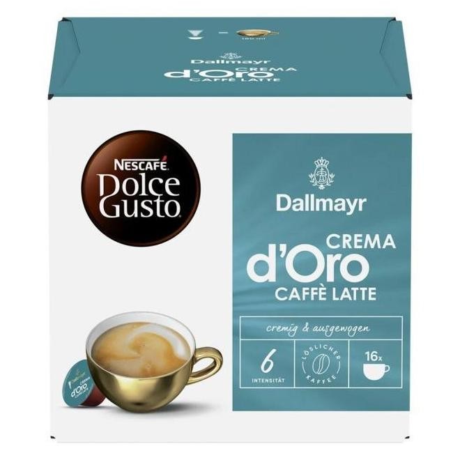 

(PROMO) NESCAFE DOLCE GUSTO DALLYMAYR CREMA D'ORO CAFFE LATTE COFFEE CAPSULE