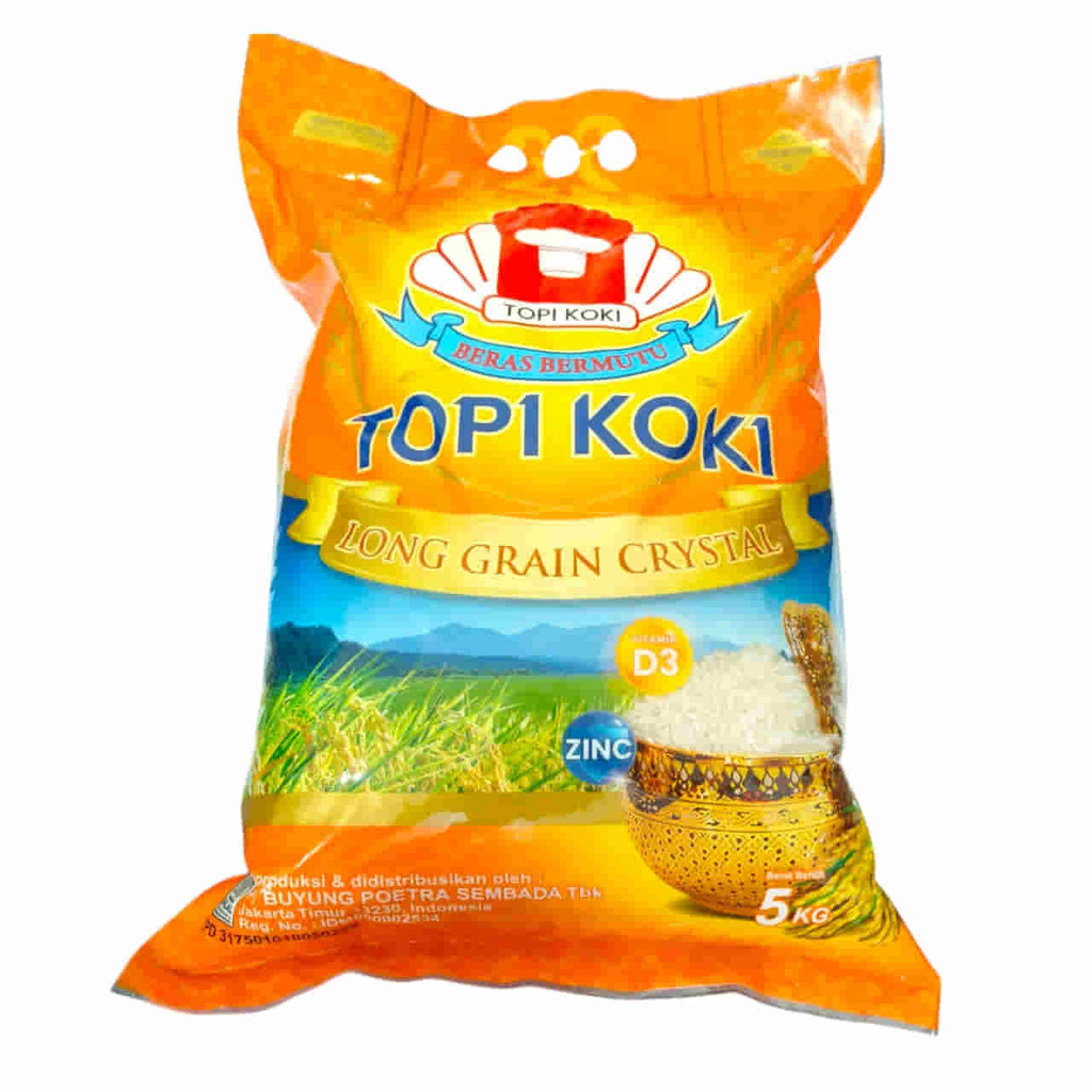 

TOPI KOKI BERAS KHUSUS LONG GRAIN CRYSTAL 5KG