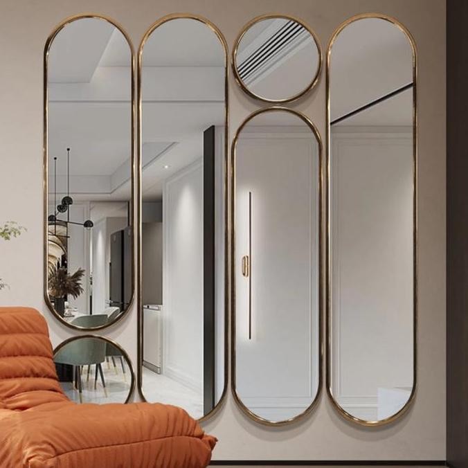 Hiasan Dinding Kaca Ruang Tamu / Wall Mirror Decoration Seo