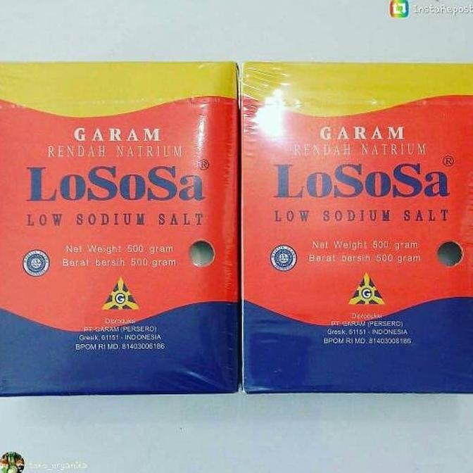 

(Terbaru) Garam Lososa 500gr Rendah Natrium Sodium Untuk PENDERITA DARAH TINGGI (Terlaris)