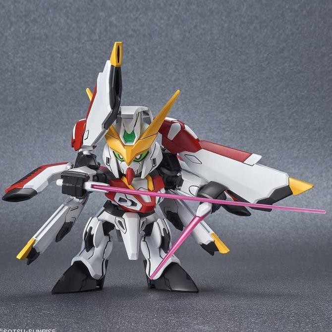 Bandai SD SDCS Gundam Phoenix bisa berubah jadi burung + action base