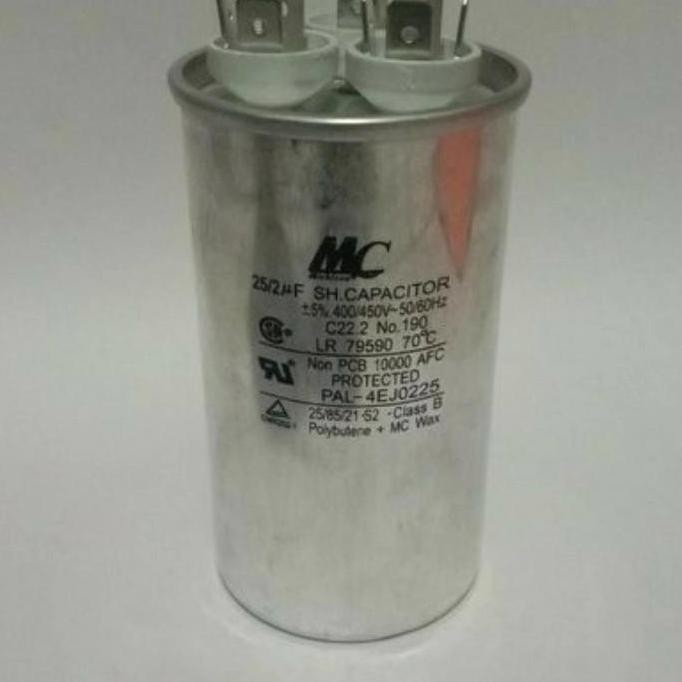 %$%$%$%$] Kapasitor / Capasitor AC 25+2mf MC