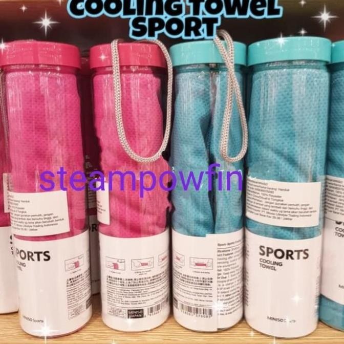 Miniso Cooling Towel Sport Kanebo Handuk Olahraga Lap Keringat Badan